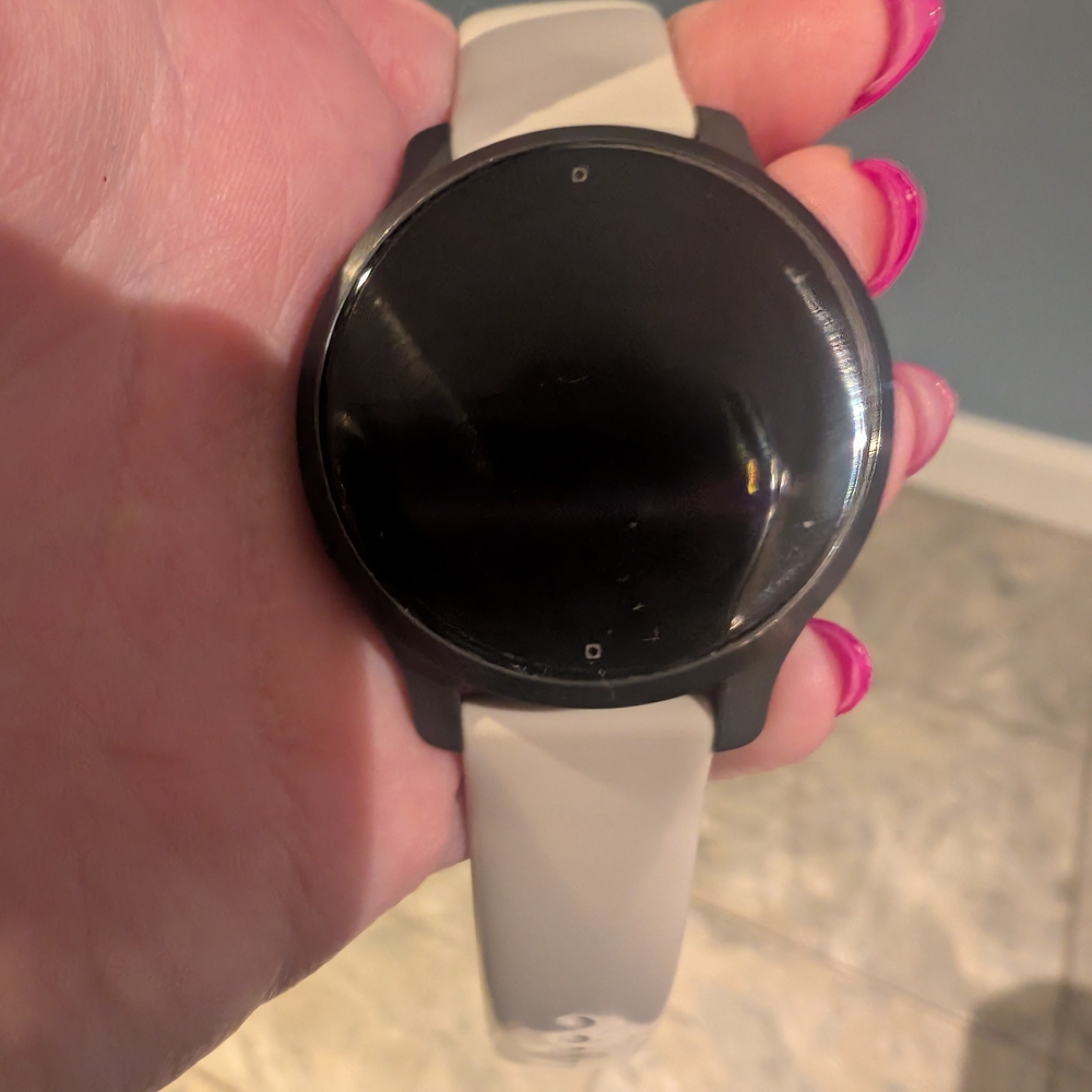 Black and White Smartwatch